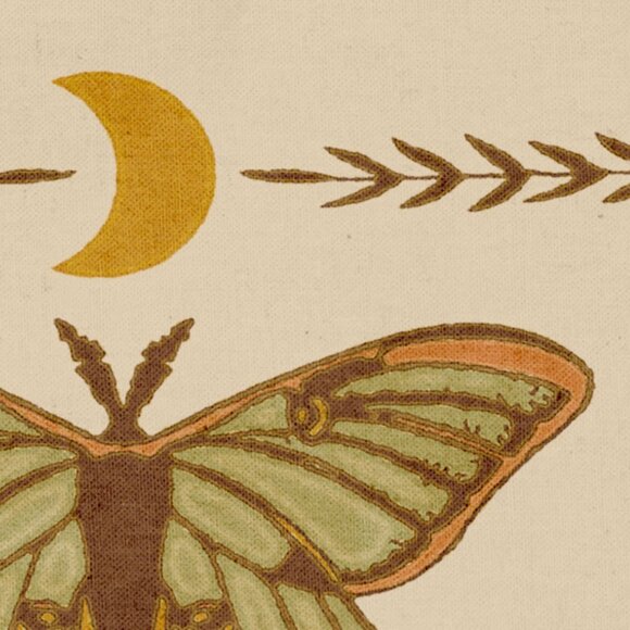 Luna Moth Canvas Tote Bag - Picture 4 of 4